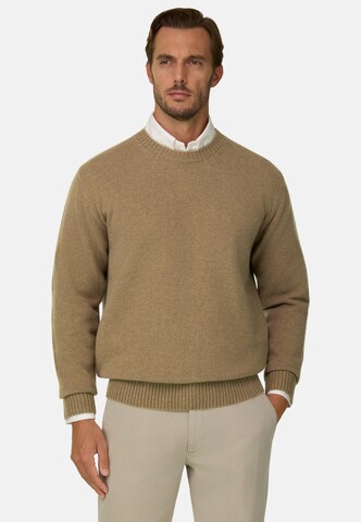 Boggi Milano Sweater in Beige: front