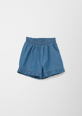 s.Oliver Loosefit Broek in Blauw: voorkant