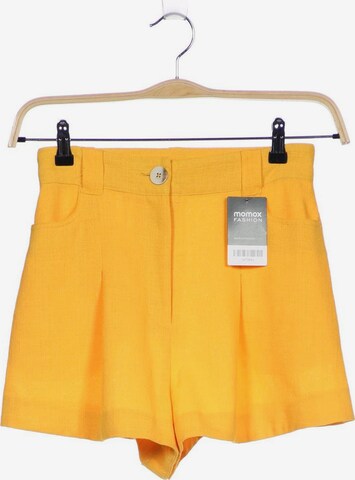 River Island Shorts in XS in Yellow: front