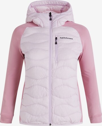 PEAK PERFORMANCE Winter Jacket in Pink: front