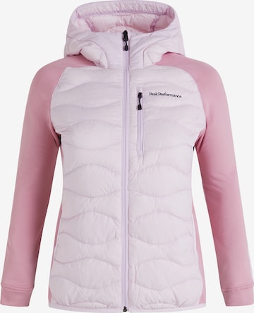 Veste d’hiver PEAK PERFORMANCE en rose : devant