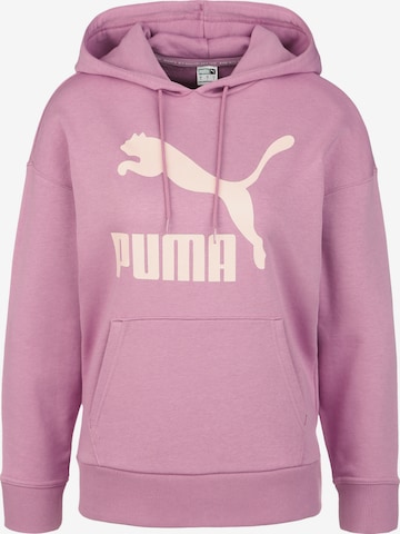 Sweat-shirt PUMA en violet : devant