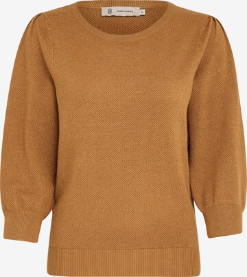 Peppercorn Trui 'Tana' in Bruin: voorkant
