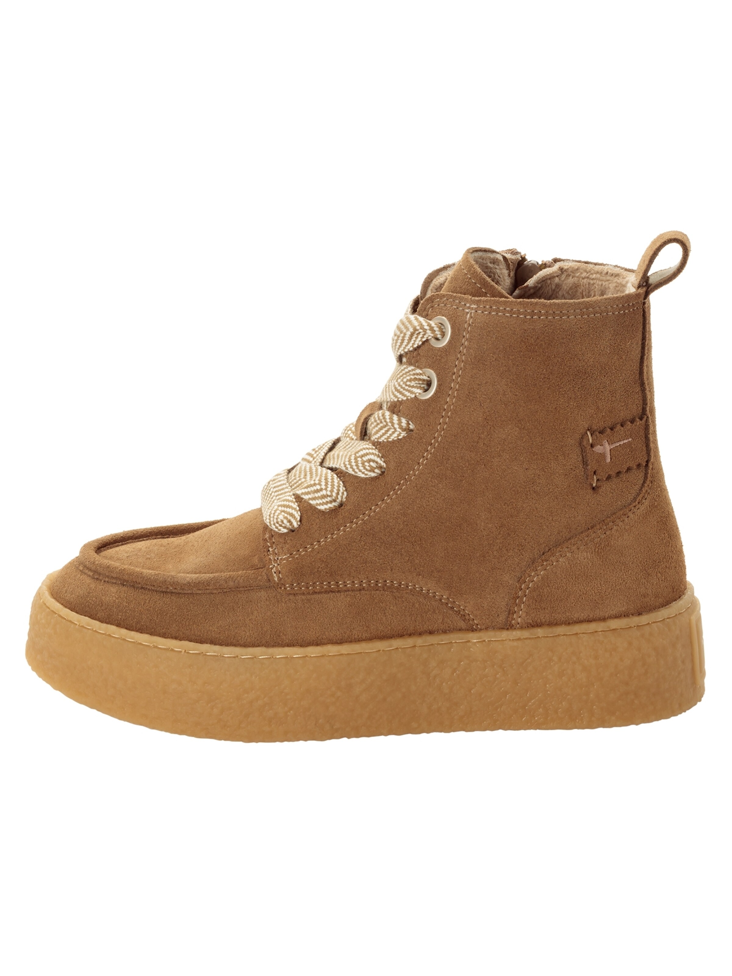 Stivaletto stringato di Tamaris in beige