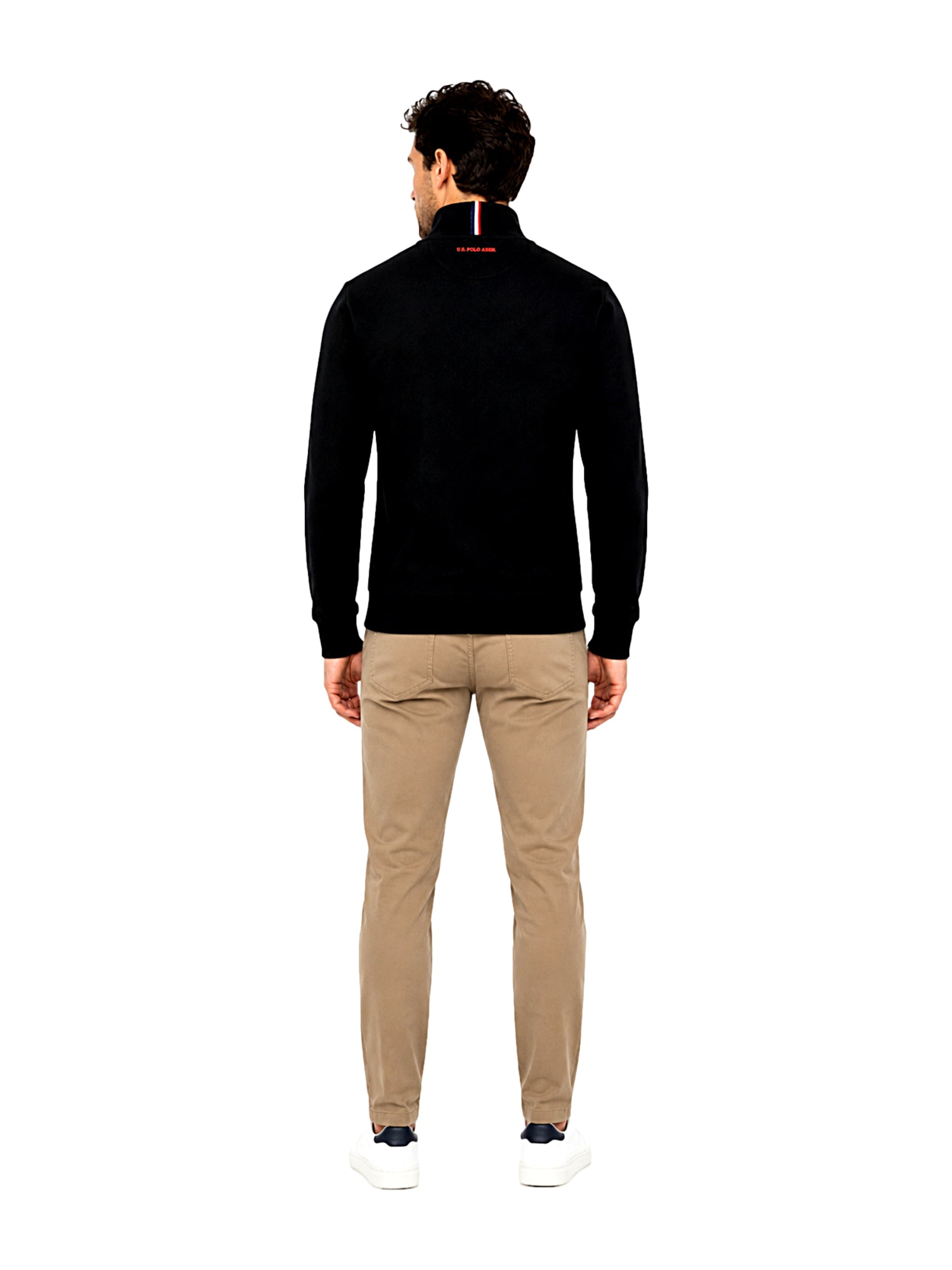 U.S. POLO ASSN. Sweatjakke i sort
