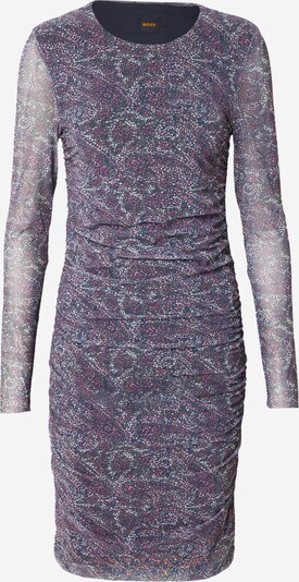 BOSS Kleid 'ENIZA' in kitt / braun / magenta / schwarz, Produktansicht