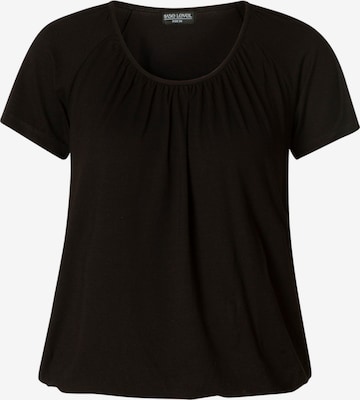 BASE LEVEL CURVY T-Shirt 'Yoni' in Schwarz: Vorderseite