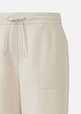 comma casual identity - Tapered Pantalón en beige