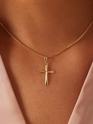 Lucardi Pendant 'Klassisch' in Gold: front