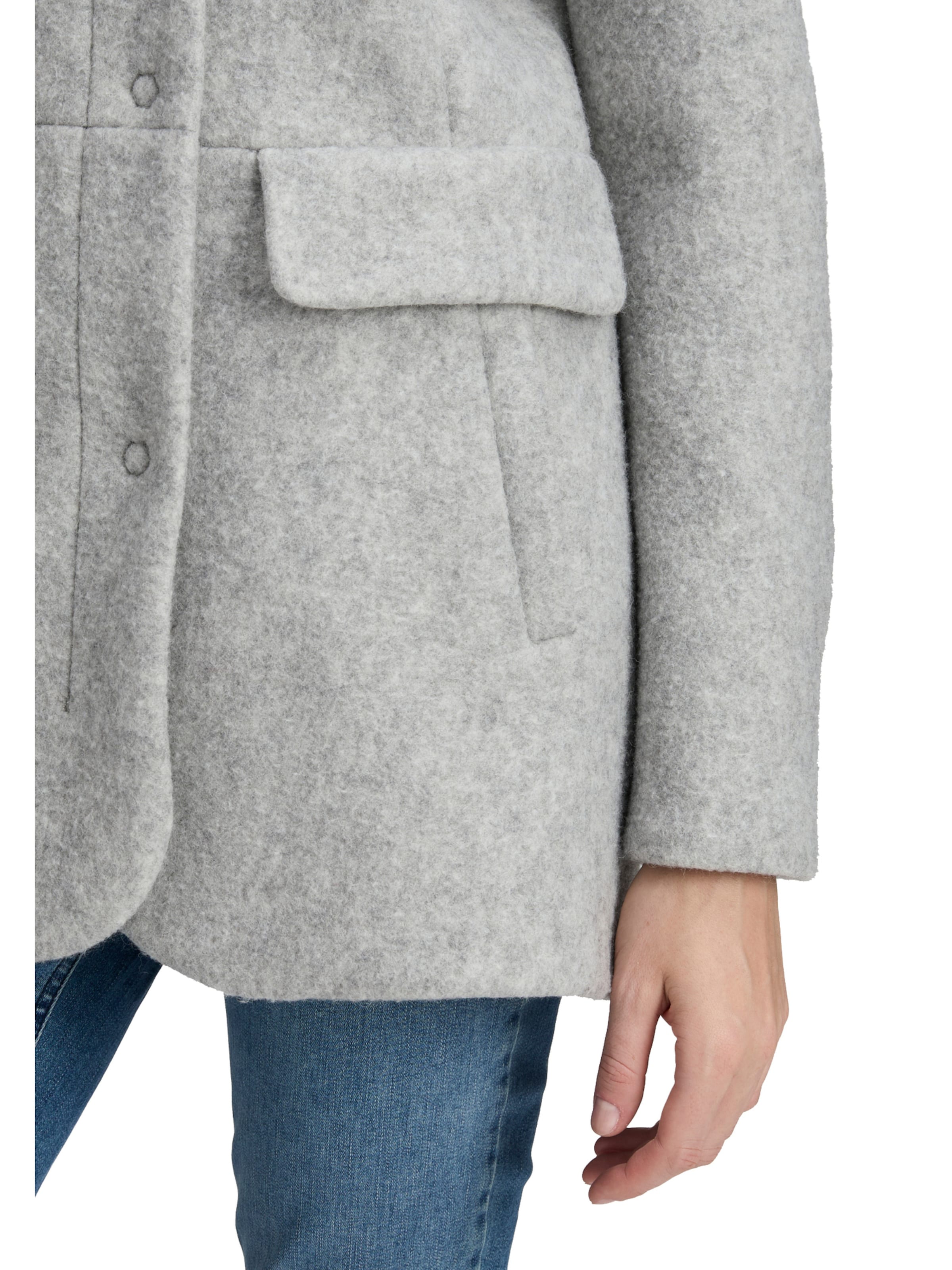 Amber & June Between-Seasons Coat in Grey