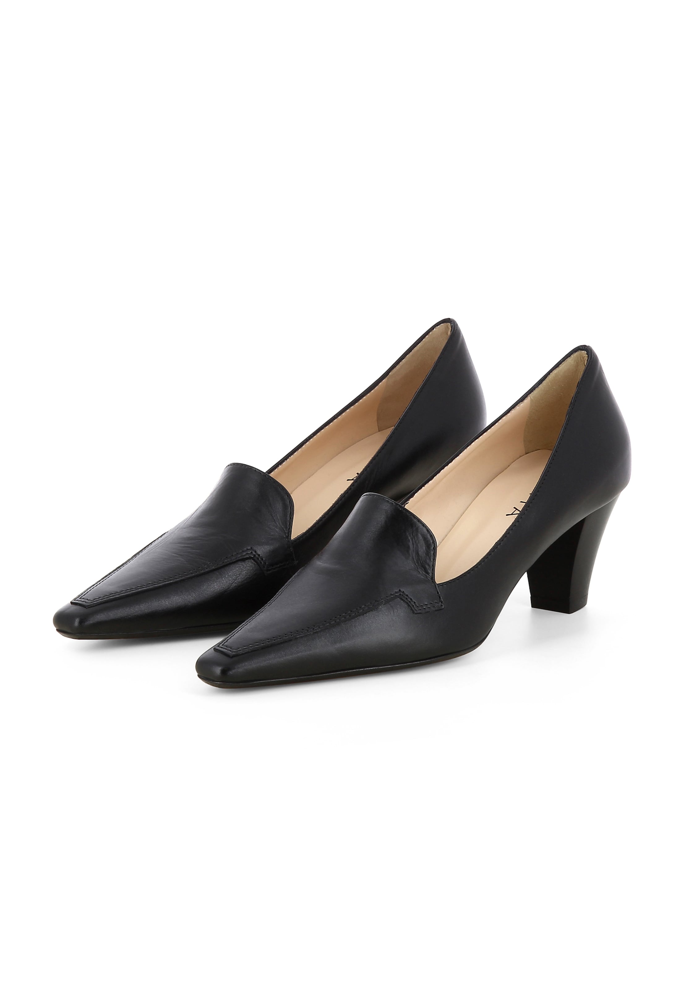 EVITA High front pumps 'Patrizia' in Black: front