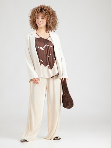 Chemisier 'UNGHIA' Persona by Marina Rinaldi en beige