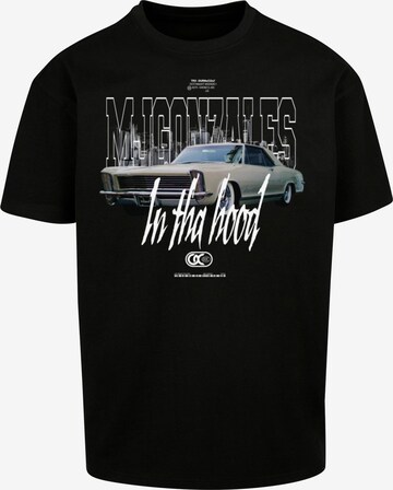 MJ Gonzales Shirt 'In tha Hood' in Zwart: voorkant