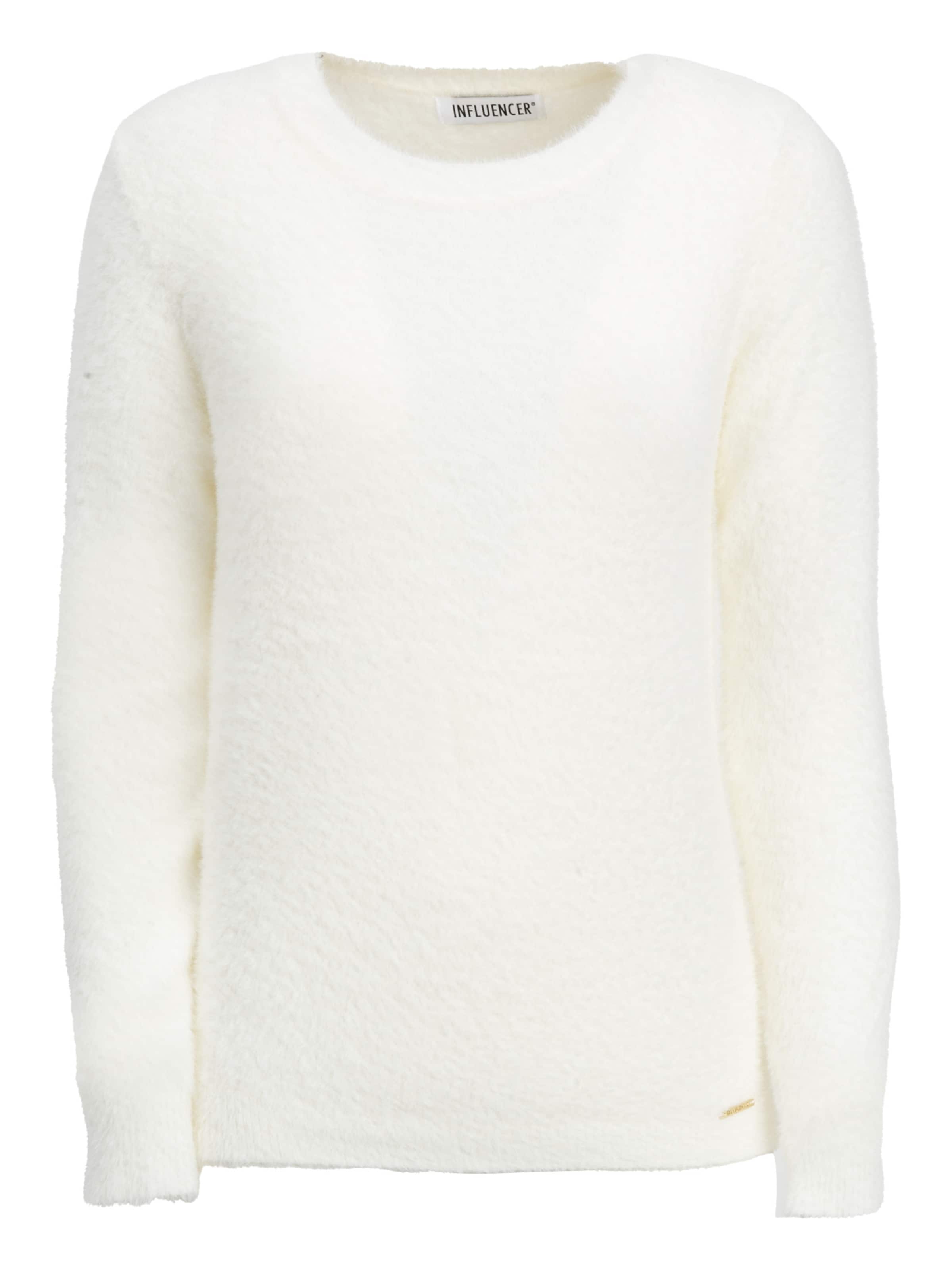 Pullover di Influencer in bianco: frontale