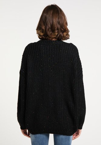 MYMO Oversize pulóver - fekete