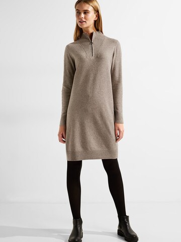 CECIL Knitted dress 'Cosy' in Grey