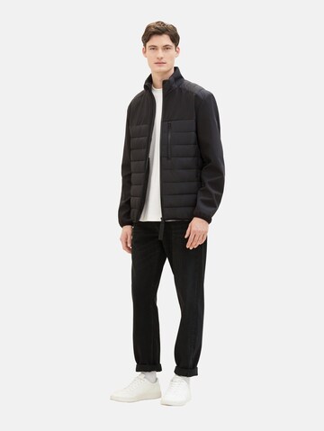 TOM TAILOR DENIM Between-Season Jacket in Black