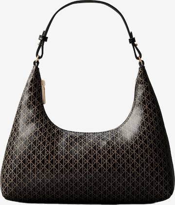 Borsa a spalla di Calvin Klein in nero: frontale