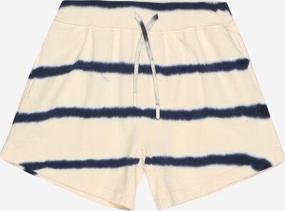 Pantaloni The New pe bleumarin / alb lână, Vizualizare produs