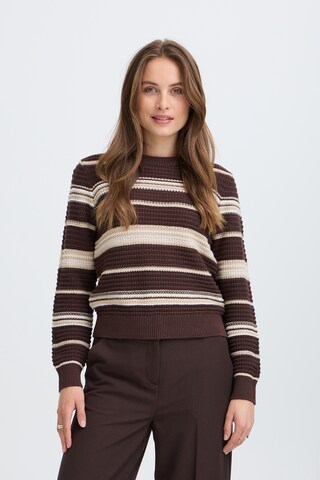 b.young Sweater 'MAGIO' in Brown: front