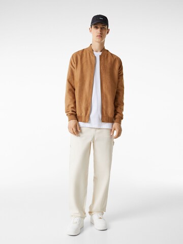 Bershka Between-Season Jacket in Brown