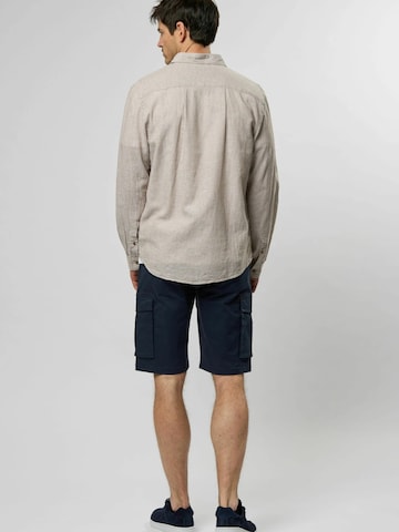 MCS Regular Fit Skjorte 'Pasadena' i beige