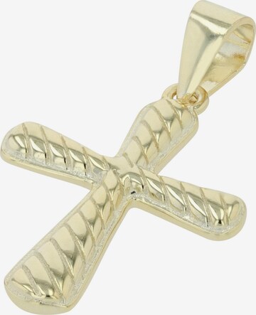 Akzent Pendant '"Tyrian" aus 925 Sterlingsilber, rhodiniert, langlebig' in Gold: front