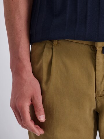 Effilé Pantalon chino 'Chatou' PIERRE CARDIN en marron