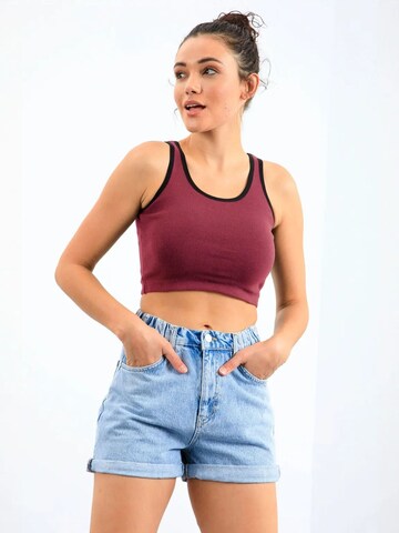 Tommy Life Top in Red