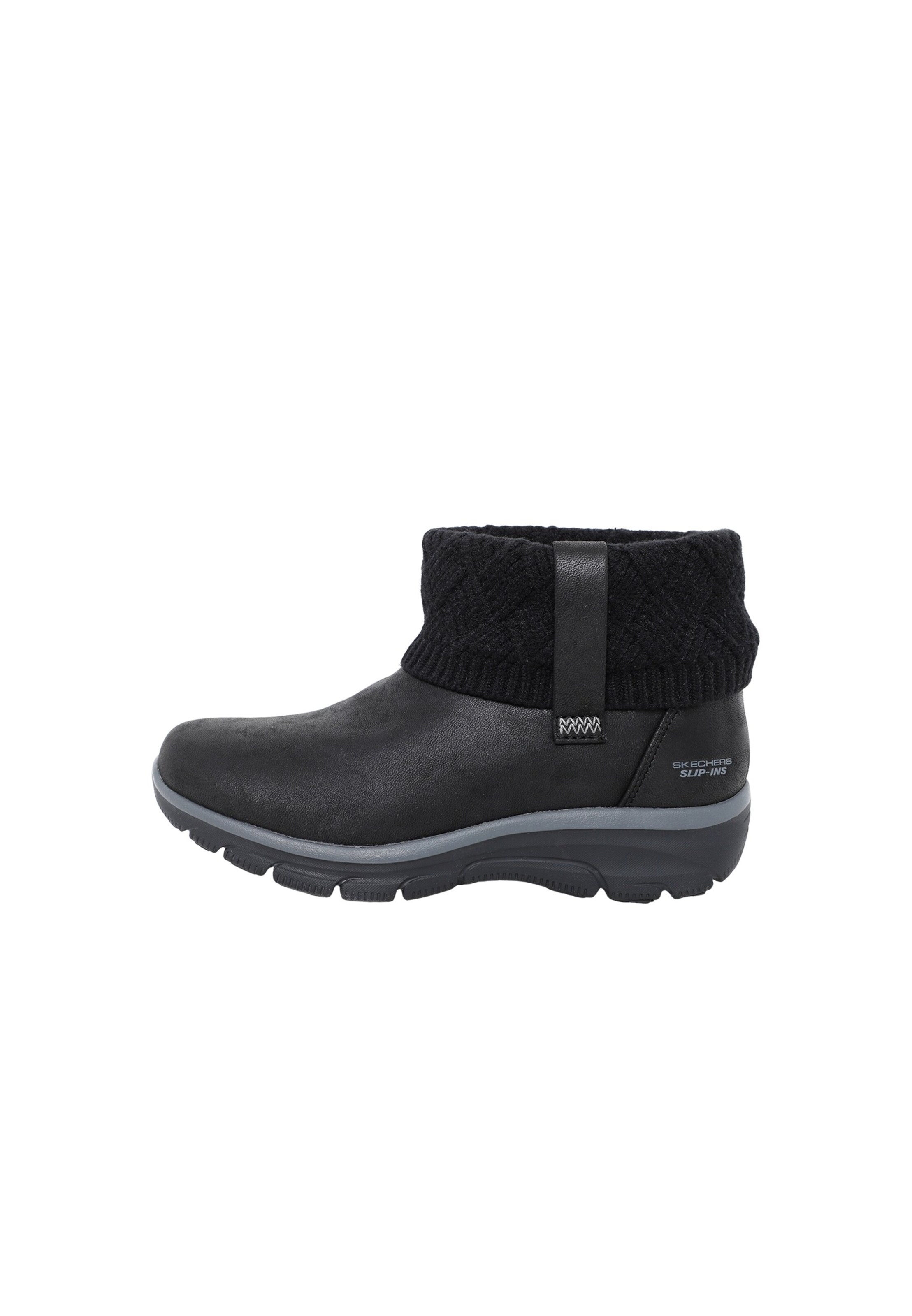 SKECHERS Pahkluusaapad 'Easy Going', värv must: eest vaates
