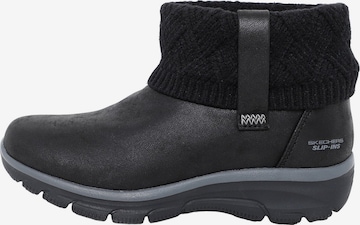 SKECHERS Pahkluusaapad 'Easy Going', värv must: eest vaates