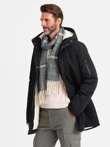 Ombre Winter Parka in Black