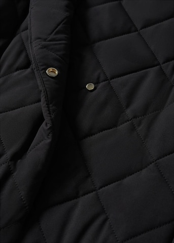 MANGO Zimný kabát 'Verdure' - Čierna