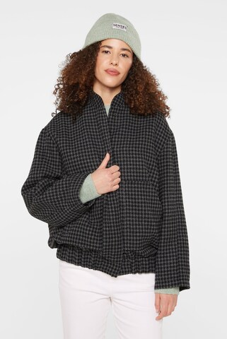 SENSES.THE LABEL Jacke in Schwarz: Vorderseite