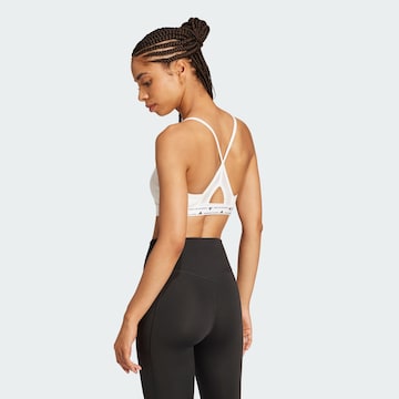 ADIDAS PERFORMANCE Bralette Sports bra 'Aeroreact' in White