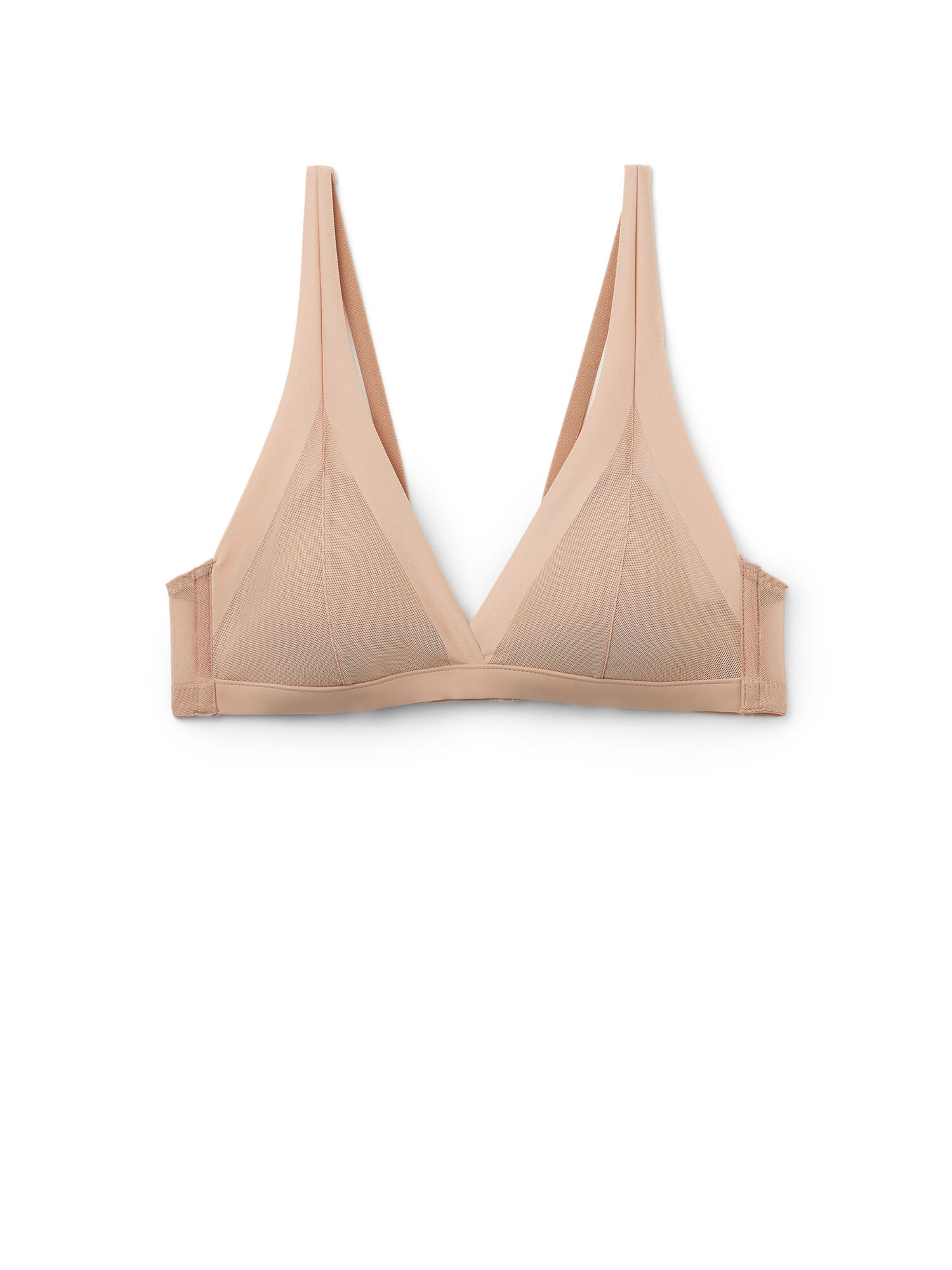 Tezenis Triangle Bra in Beige: front