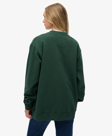Sweat-shirt Superdry en vert