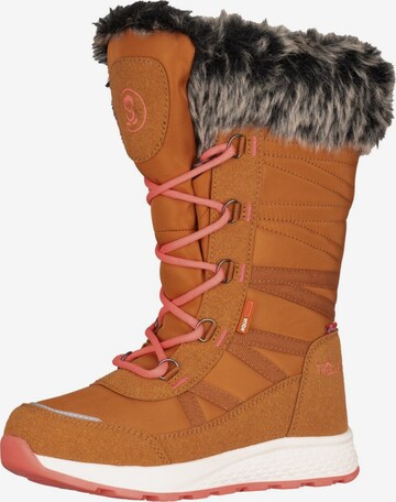 TROLLKIDS Snowboots in Braun: Vorderseite