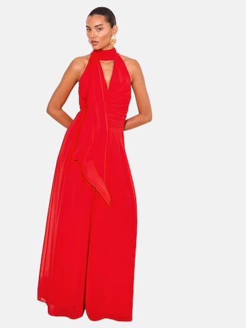 Lipsy Jumpsuit i rød: forside