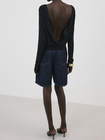 MANGO Loosefit Farmer 'CAMILLA' - kék