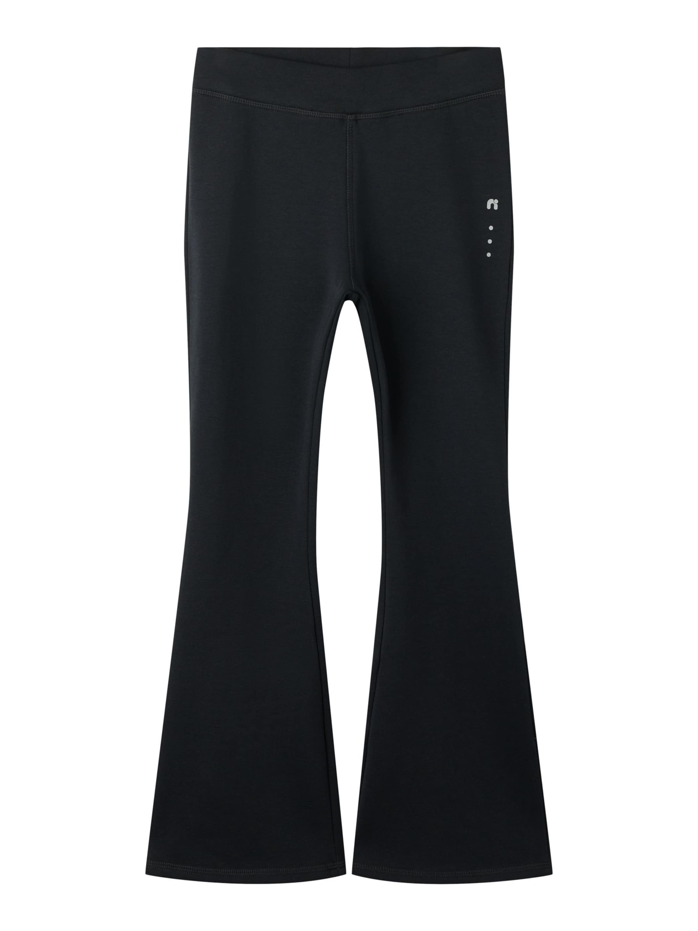 NAME IT Rozkloszowany krój Legginsy w kolorze czarny: przód