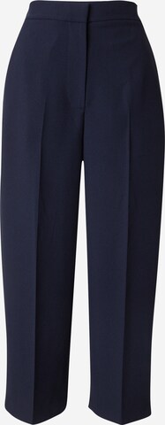 TOMMY HILFIGER Wide leg Pleated Pants in Blue: front