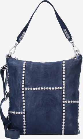 Campomaggi Crossbody Bag in Blue: front