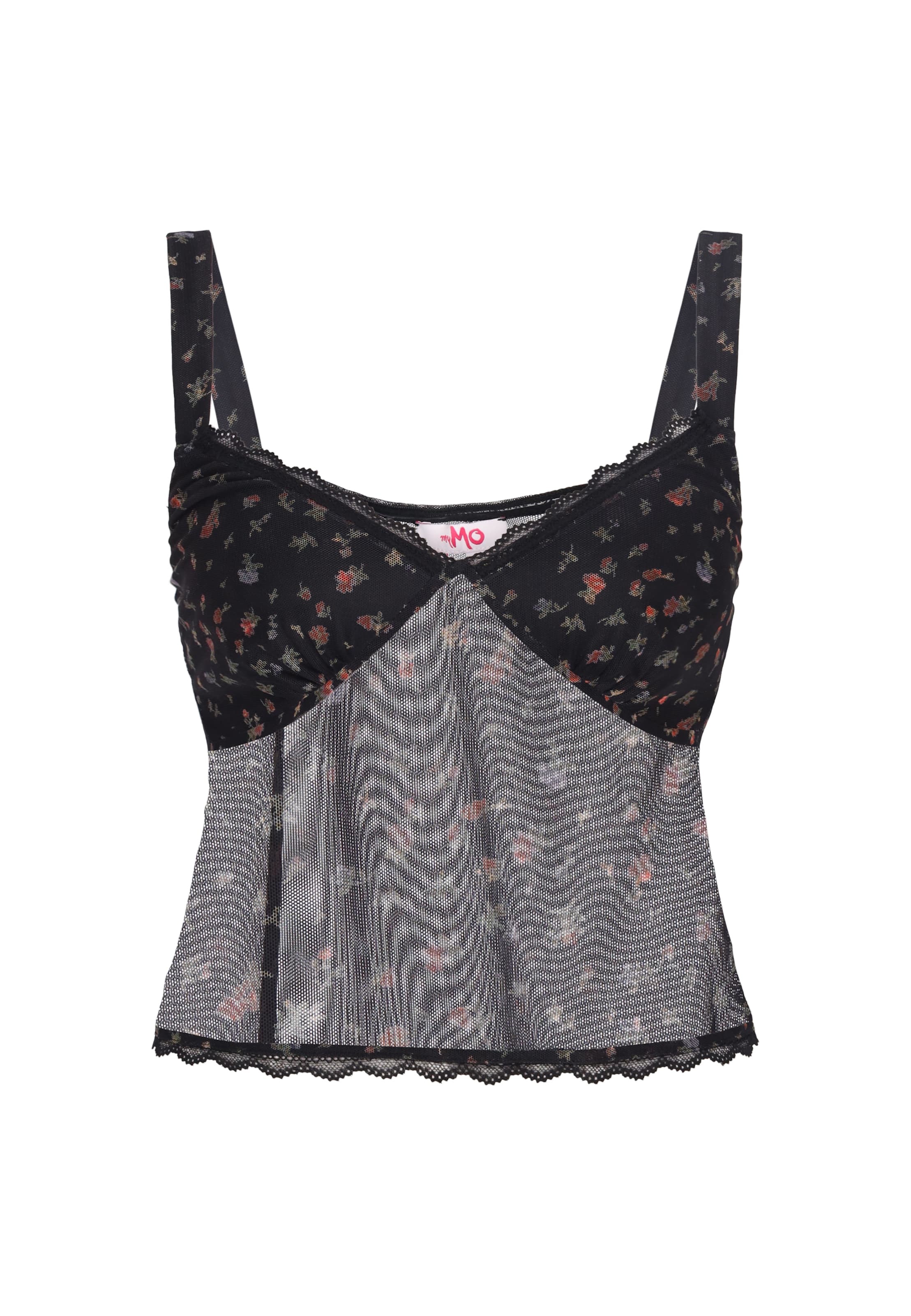 MYMO Top 'Young Fashion' in Zwart: voorkant