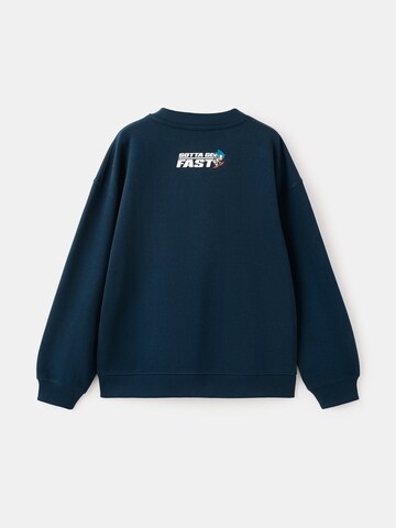 MANGO KIDS Sweatshirt i blå