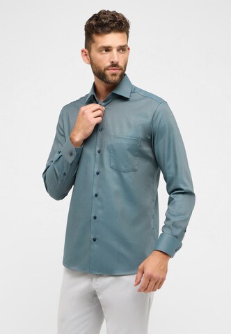 ETERNA Regular fit Business Shirt in Green: front