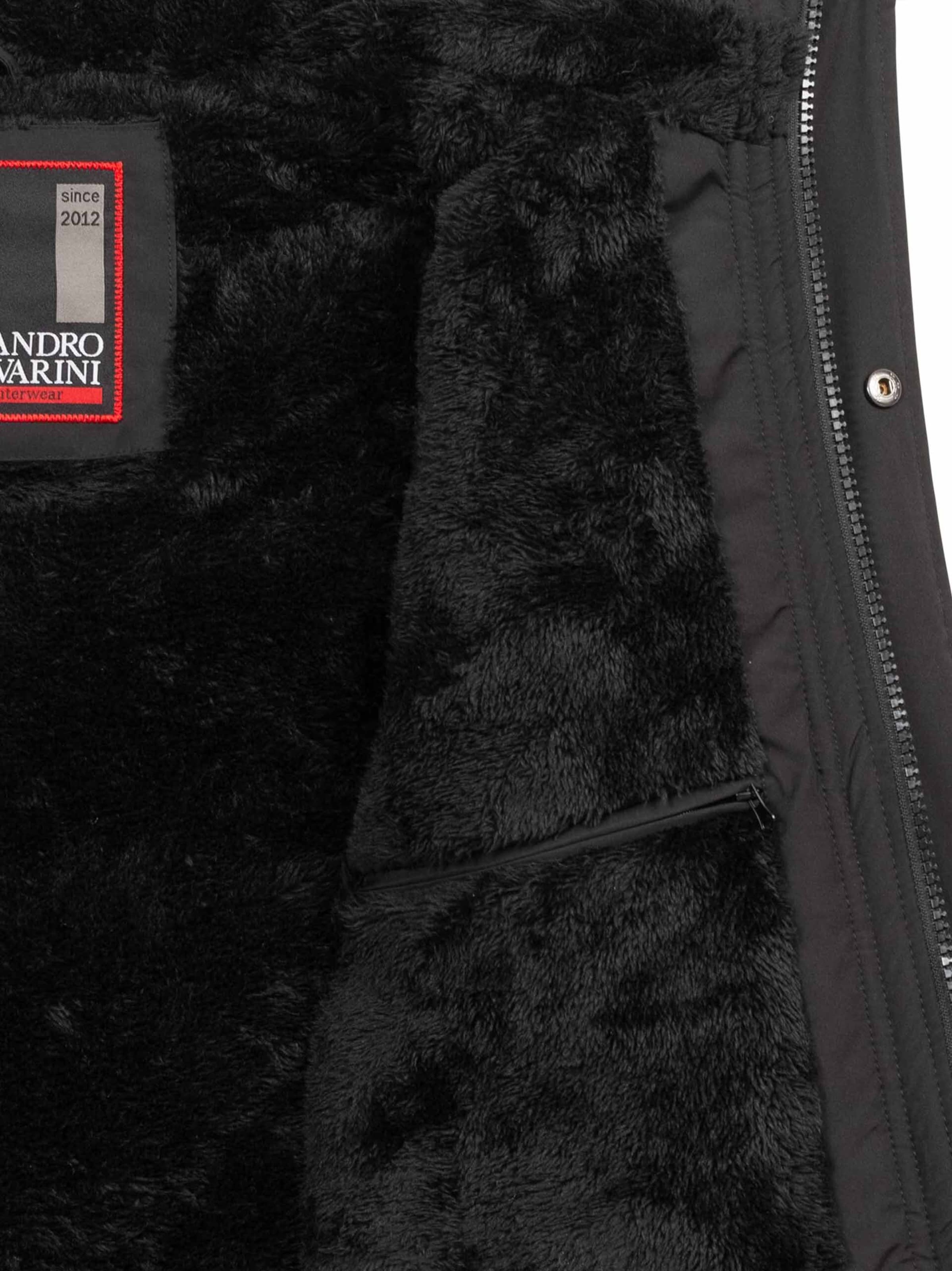 Alessandro Salvarini Winter jacket 'AS432' in Black