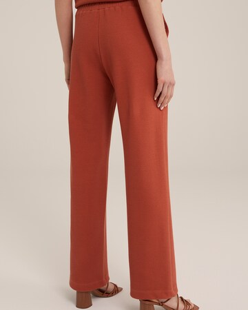 WE Fashion Loose fit Trousers in Brown