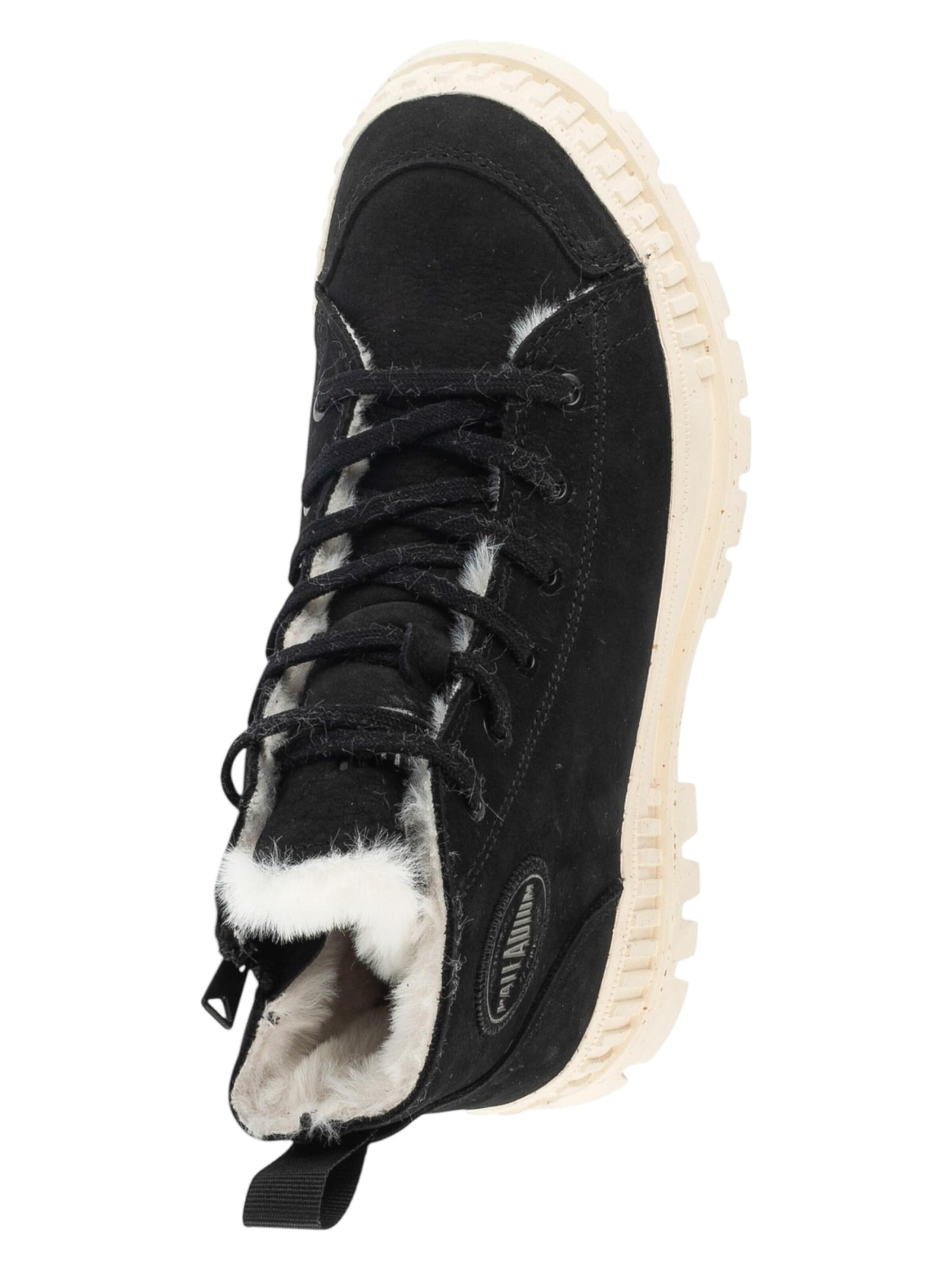 Palladium Lace-up boot 'Palladium Pallashock Zip Warm' in Black