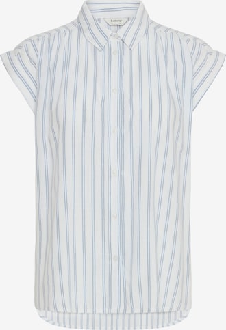 Camicia da donna 'Frigg' di b.young in blu: frontale